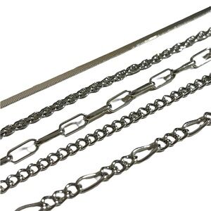 🛍️3/$20🛍️ Silver Chain Bracelet Set no. 1